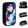 Custom Korean S-Slayered Japan Comic Manga Pencil Cases for Girls Boys Large Capacity Pen Box Bag School Accessories