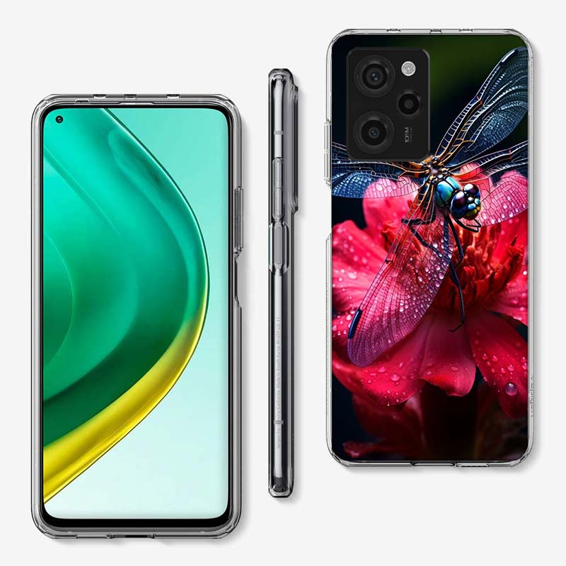 Schöne Libellen-Enthusiasten Hülle Handyhülle Für Xiaomi Poco M8 M7 M6 M4 M3 X7 X6 X4 Pro F7 Ultra M5S Mi 14 14T 15 15T 12T 1