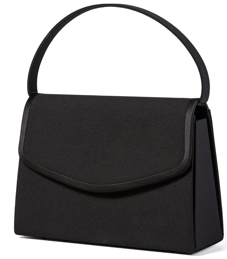 Gurina Black Formal Black Perfect for Entrance and School Events Bag, Lightweight, Women's Handbag, Weddings, Funerals, Graduations, Ceremonies,