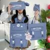 4 Pcs Backpack for Boys Girls Children Lovely Schoolbag Kindergarten Schoolbag Kids Gift Pencil Case Large Capacity Handbag