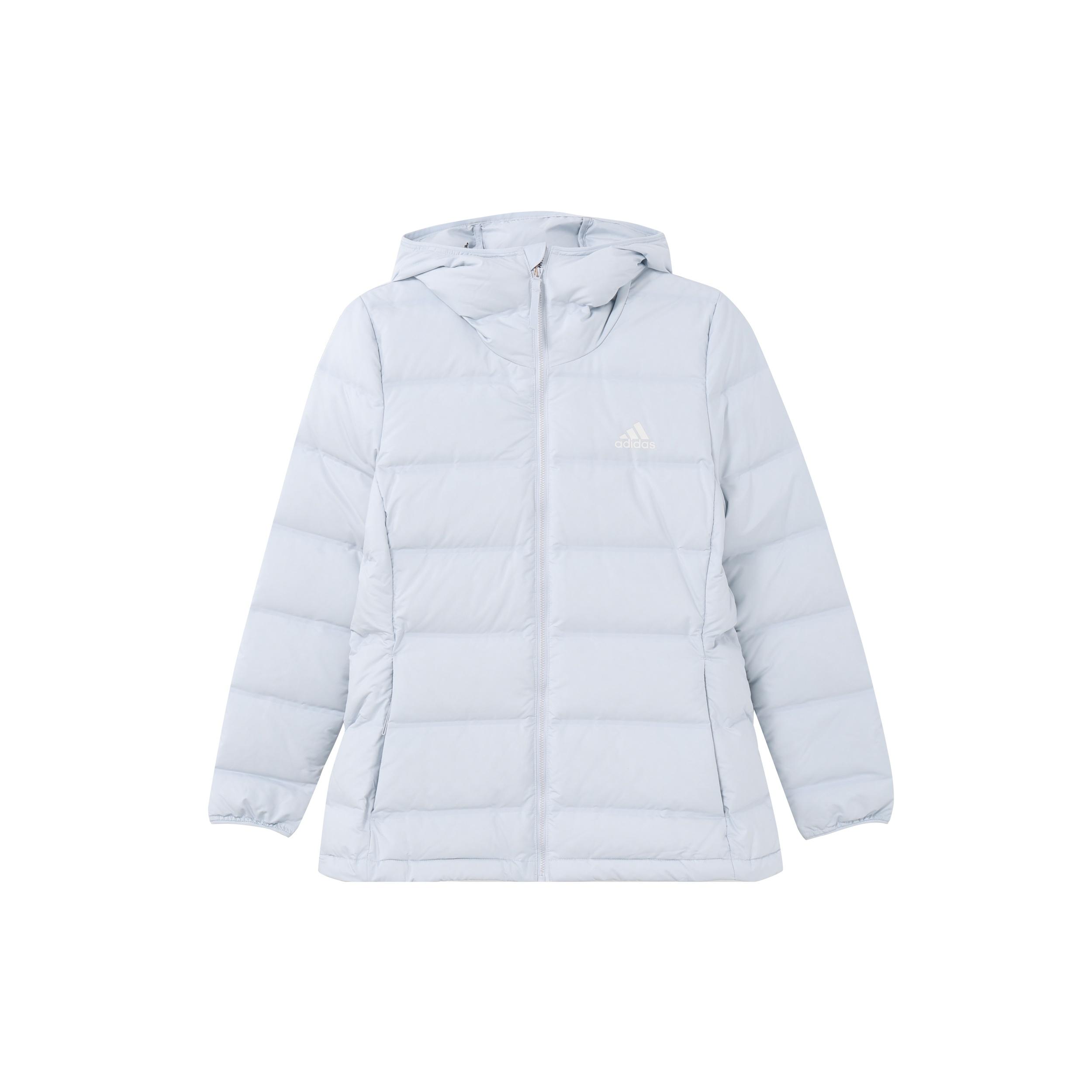 (WMNS) adidas Helionic Down Jacket Asia Sizing  White  Women s GQ7133 XS