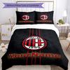 Ac Milan Pas je naam aan Beddengoed Set Ademend Dekbedovertrek met Kussenslopen Huisdecoratie Verjaardagscadeau