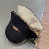 Breathable Crochet Bucket Hat UV Protection Summer Sunshade Visors Knit Fisherman Hat  Outdoor