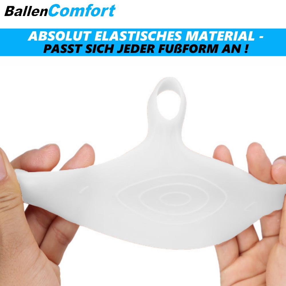BallenComfort Vorfußpolster Fußpads Silikon Fußpolster Ballenkissen Metatarsal
