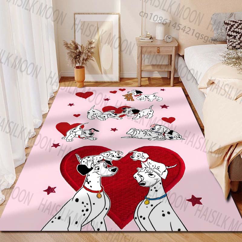 Multiple Sizes Disney Princess Pets Print Carpet for Living Room Bedroom Kid's Room Home Decor Area Rug Sofa Cloakroom Play Mat
