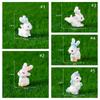 Cartoon Sika Deer Figurines Resin Crafts Micro Landscape Ornaments Deer Statue  Desk Accessories