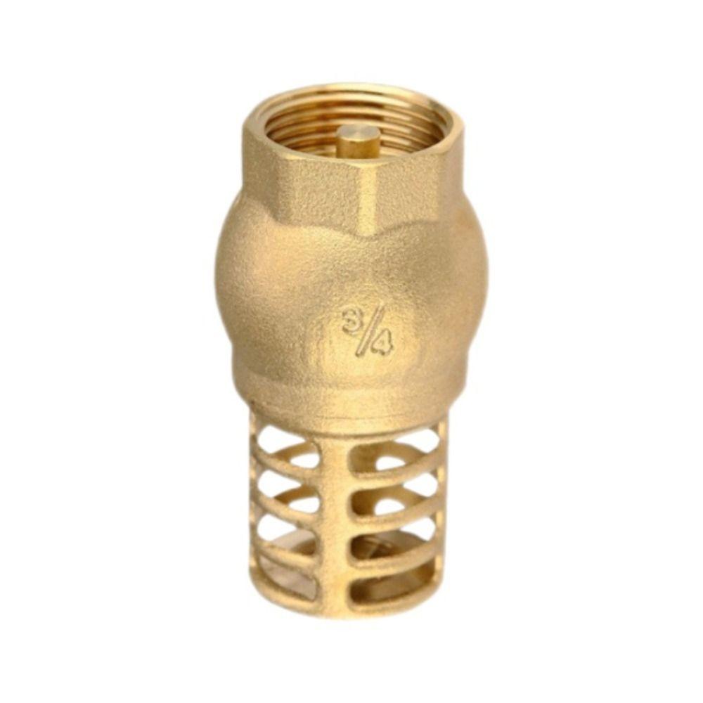 Anti Backflow Bottom Valve Female Thread Check Valve Brass Brass Foot Valve Direct Supply