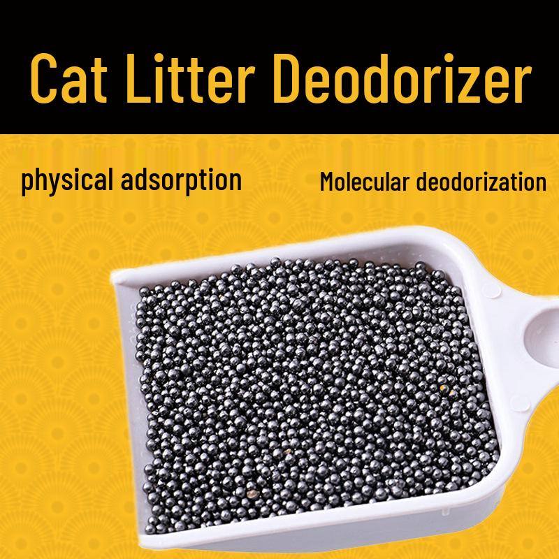 Tiergeruchsneutralisierende Perlen für Katzentoilette - Staubfreie, spülbare Geruchsentfernungs-Pellets