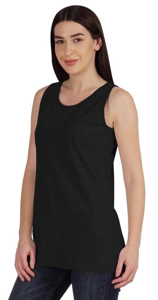 Inkmeso Women  s   Solid Sleeveless Tank Tops Scoop Neck Summer T-shirt Casual