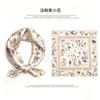 [111 mulberry silk] Korean version of classic cashew nut flower bag headscarf, small square scarf, shirt, suit, thin silk silk scarf