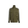 Men's adidas originals x Work Parley Crossover Casual Breathable Stripe Long Sleeves Olive Shirt HD2515
