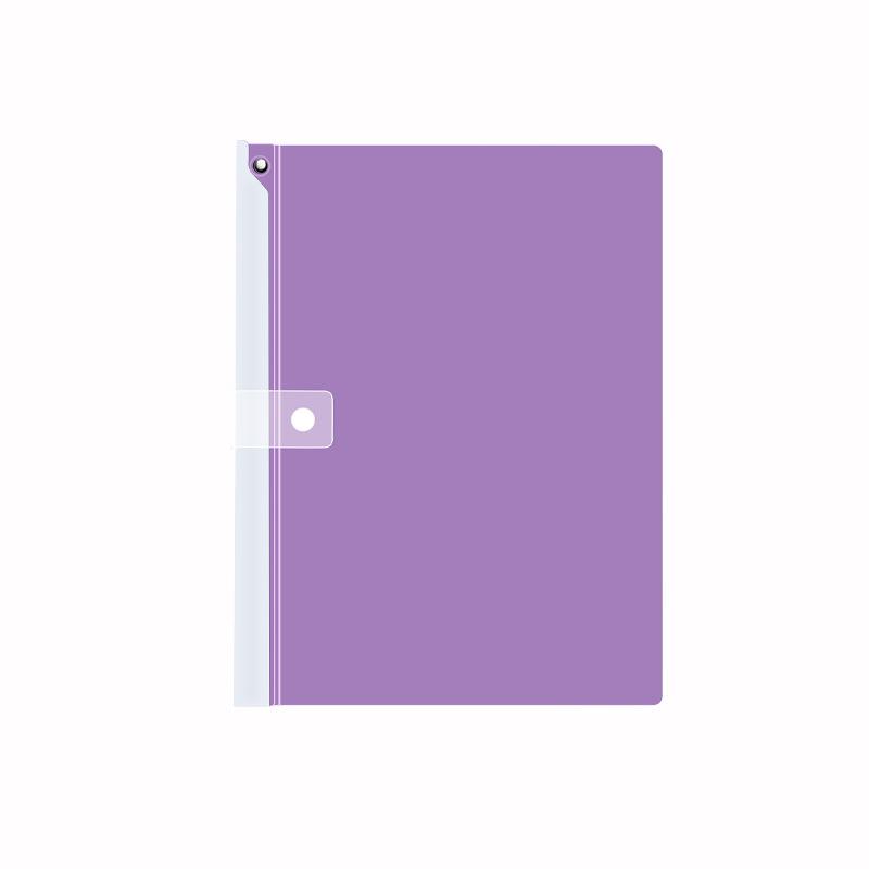 A3 Foldable Rotating Side-Opening Clip File: Transparent Test Paper and Document Organizer