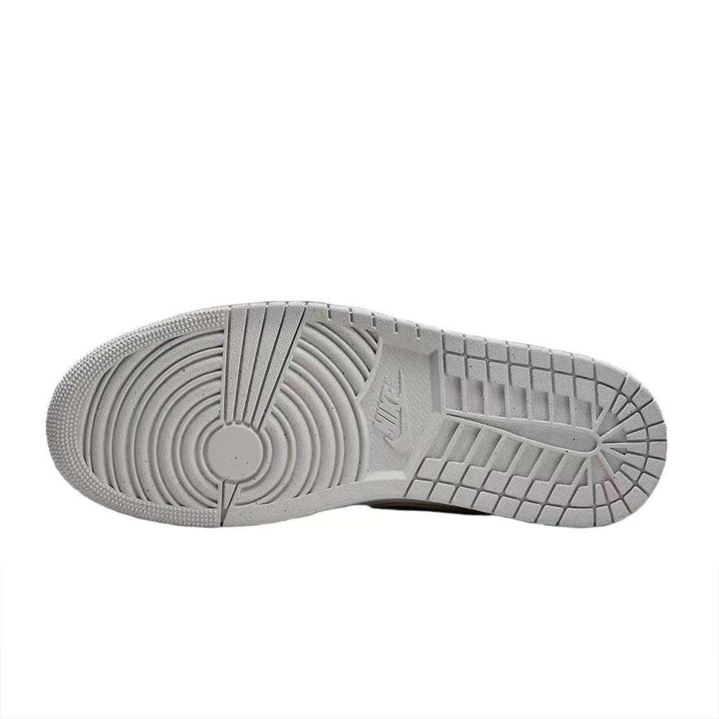 Jordan Air Jordan 1 Macaron Leather Abrasion Resistant Abrasion Resistant Low Top Vintage Basketball Shoes Unisex FQ7687-300(Team861-)