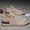 Neue atmungsaktive Eisseide für den Frühling, Stoffschuhe im alten Peking-Stil, trendige vielseitige Schuhe im koreanischen Stil, Herren-Freizeit-Canvas-Schuhe