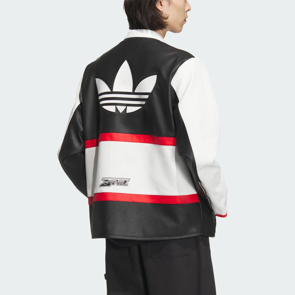 adidas Originals SS25 Rac Pltr Jacket Men Jacket White Black JM8031