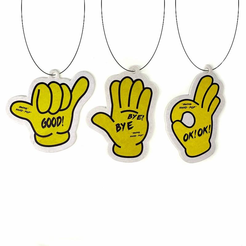 Swing Hand Car Rearview Mirror Fashion Pendant Car Decoration Aromatherapy Auto Ornament Accessories Hanging Charm