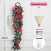 Artificial Flower Vine Indoor Wall Hanging - Green Trailing Plant Décor