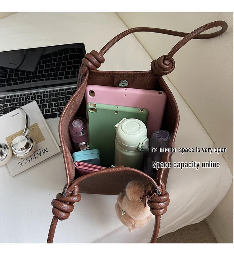 Koreańska Minimalistyczna Damska Torba na Ramię 2025 - Duża Pojemność Casualowa Torba Tote