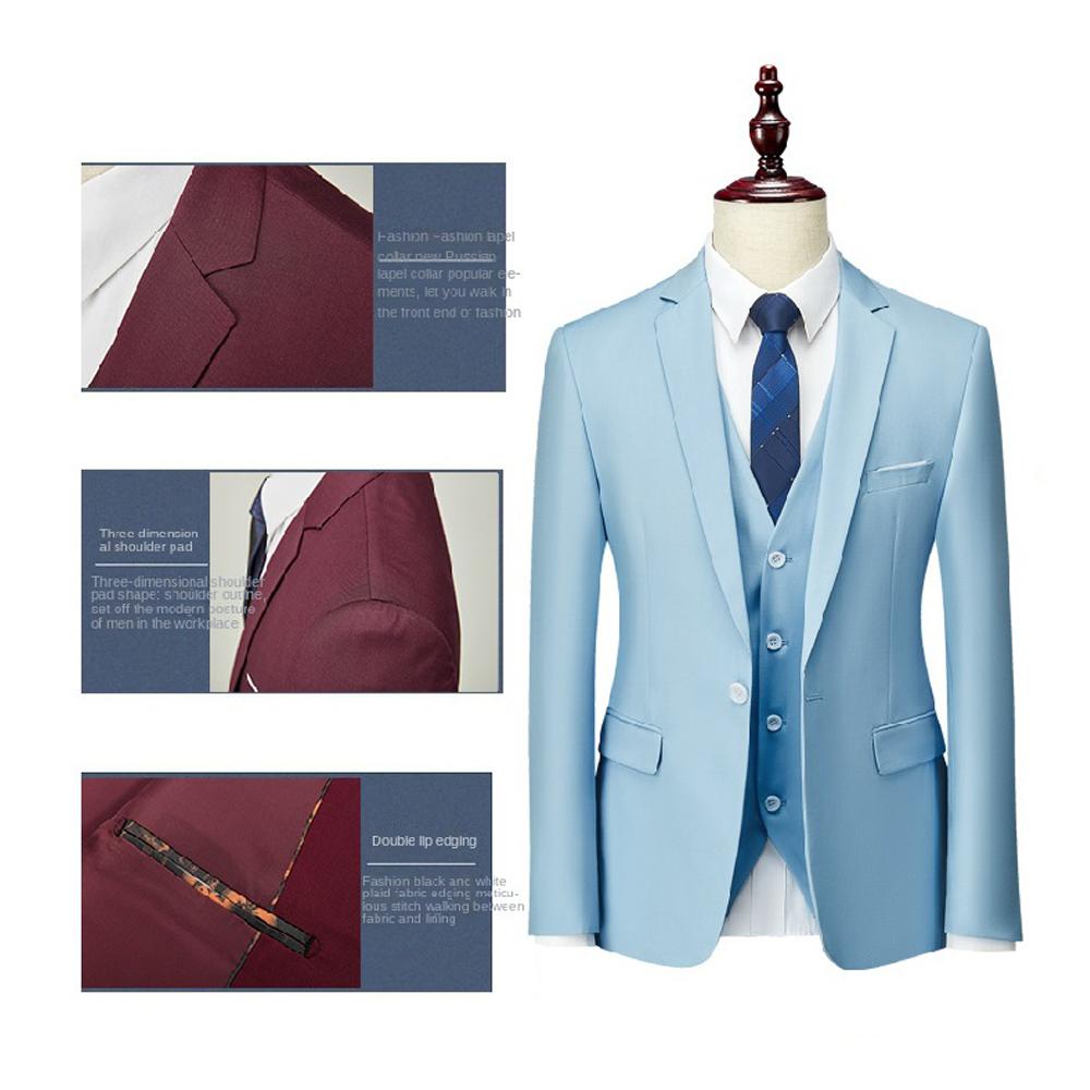 Men's 2 Piece Custom Dress Slim Suit Suit Formal Wedding Men's Suit Casual Formal Business Blazer Tuxedo