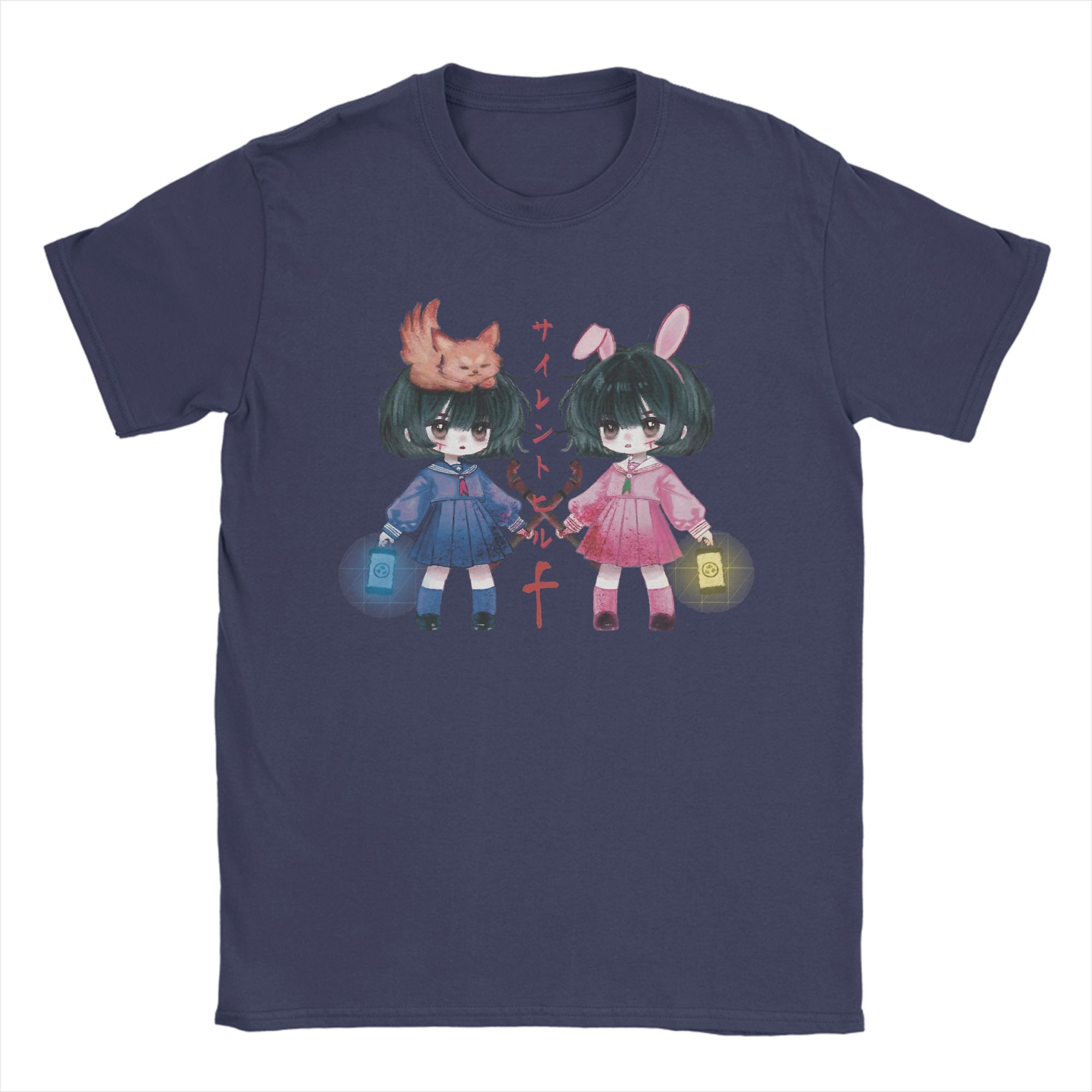 

Silent Hill F Hinako T Shirt for Men Cotton Novelty T-Shirts Crew Neck Tee Shirt Short Sleeve Clothes Classic 4XL