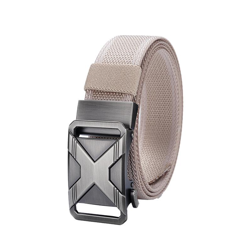 New Hot-Selling Belt Men'S Automatic Buckle Nylon Tactical Braided Belt Middle-Aged And Young Outdoor Belt Simple Wind Belt