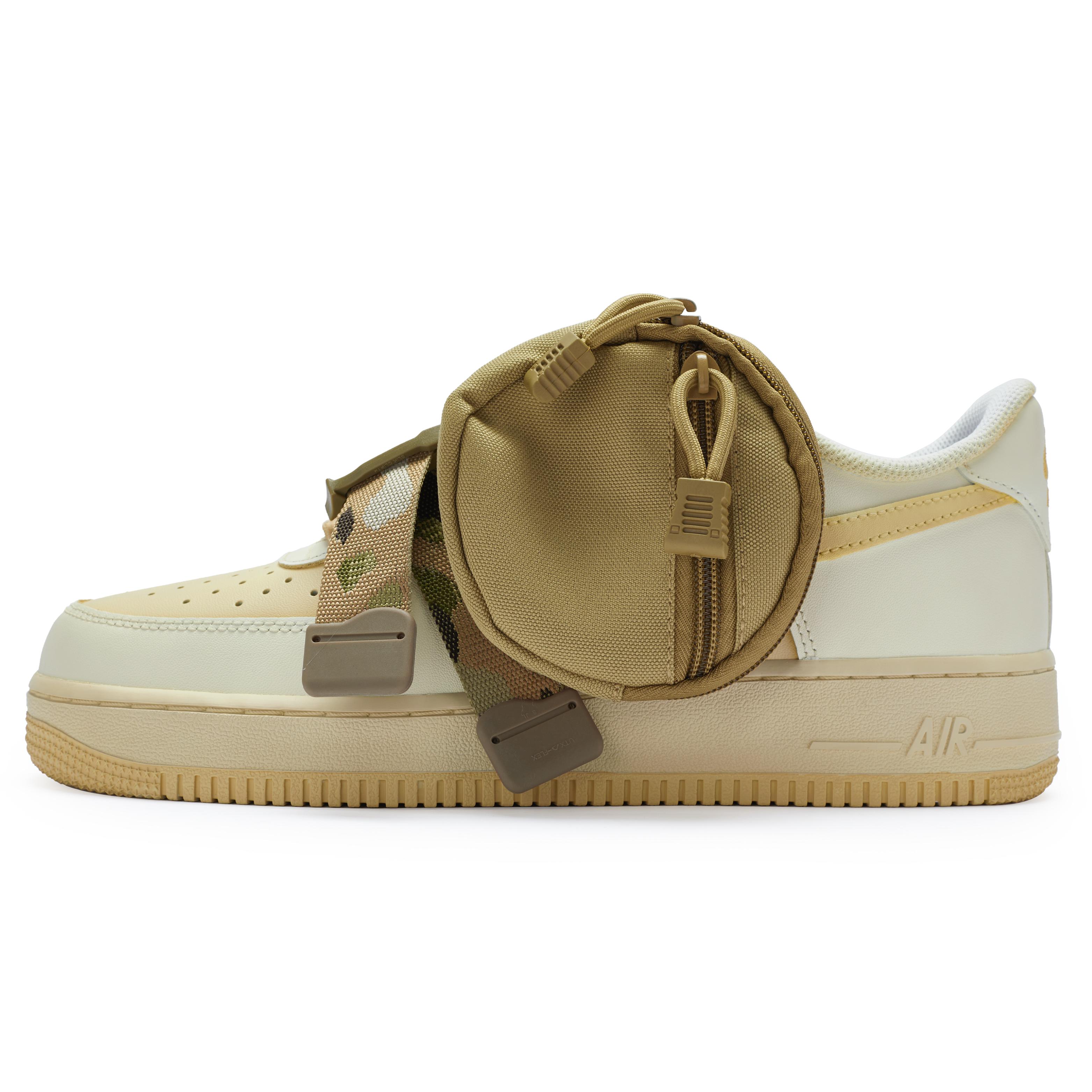 

Nike Air Force 1 Slip Resistant Low top Skateboard Shoes Men s Beige Army Green CW2288-111(Team80-) 40