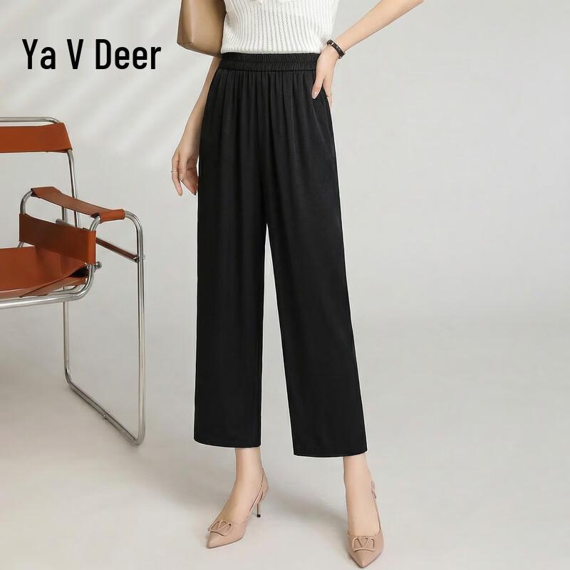 

Ya Lu Women s Ice Silk Cropped Pants XL
