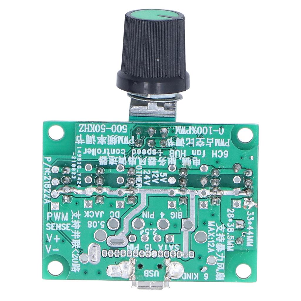 USB Fan Governor Module Simultaneous Adjustment 24 Fans Multi Purpose Practical Indicator Light Fan