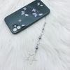 Hohler Sternperlen-Anhänger Handy-Anhänger Aufhängeseil Einfaches Handy-Kettenband Taschendekoration Lanyard Schlüsselanhänger Zubehör