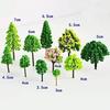 Forest Model 55 Diorama 9 Sizes for N Gauge and Buildings Model Trees, Pieces, Kit, 3-7cm, Mixed, Dioramas, Railways, (55 Pieces, A)