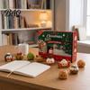 Weiche Silikonspielzeuge Weihnachten Quetsch-Adventskalender 2026, 24 Tage Knödel Fidget Countdown Nikolausgeschenke für Kinder Kalender, Sensorischer Stress