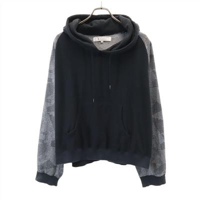 Anseason Made In Japan Anrealage Patchwork Pattern Long Sleeve Fleece Switching Parker Women Used