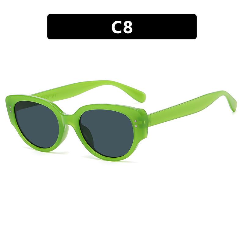 Cat's eye black frame plain artifact European and American retro ins small frame myopia eyes can be equipped with degree glasses frame female tide