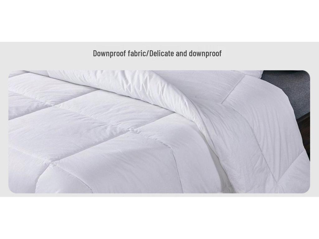 Fünf-Sterne Feder Samt Steppdecke - Reine Baumwolle, Ganzjahreswärme