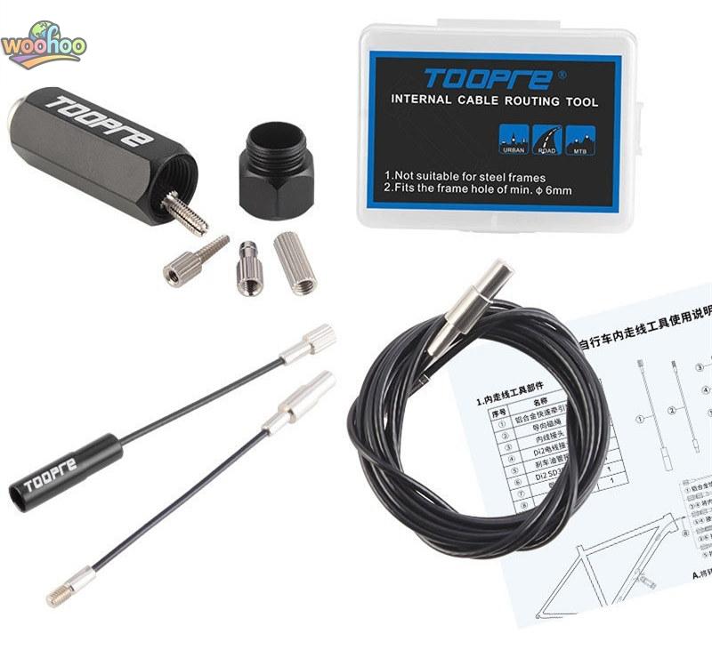 Magnetic Bike Cable Threading Kit Internal Routing Tool for Carbon Frame Bicycle Brake Hose Guide Cable Installation Tool