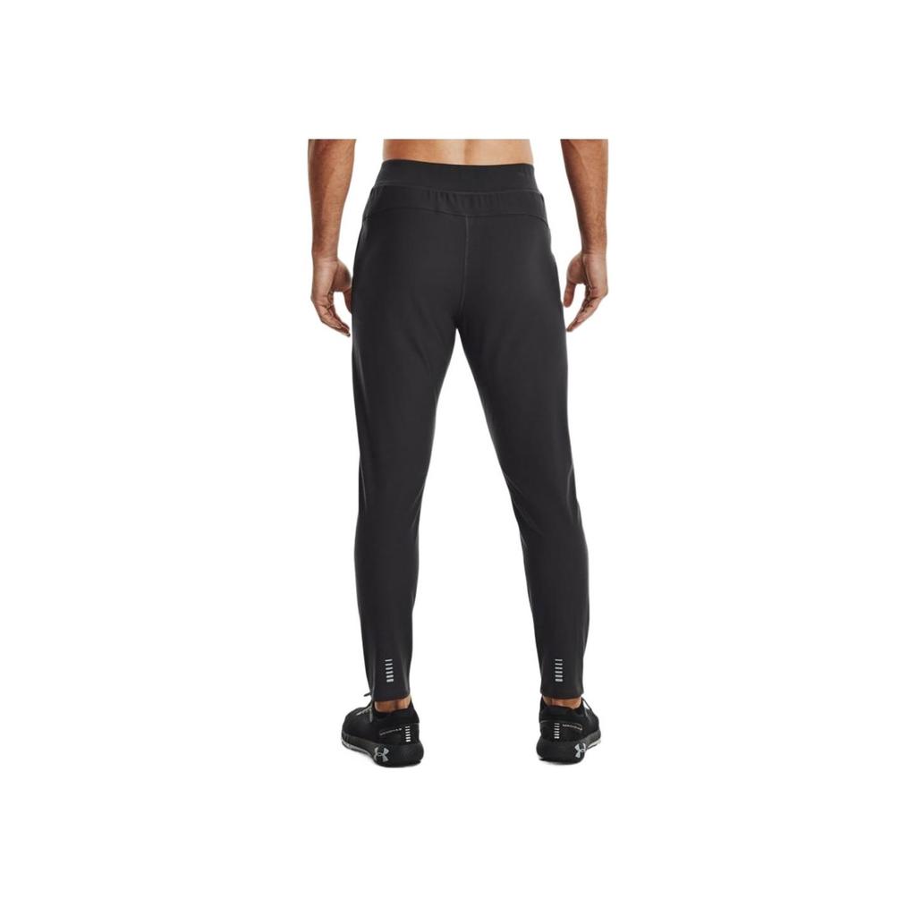 Under Armour Solid High-Elasticity Running Pants Men Bottoms Coal-Jade-Gray 1366271-010