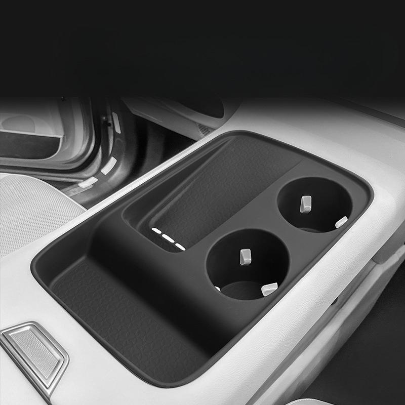1pc For Haval Jolion MAX 2025 Second Generation Armrest Storage Box Wireless Water Filling Cup Silicone Pad Interior Accessories