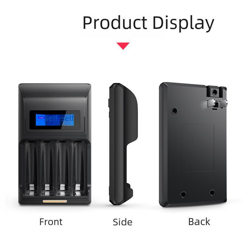 Chytrá LCD nabíječka pro 5-7 dobíjecích baterií