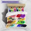 3pcs Custom Name Game Sprunki Bedding Set Duvet Cover Closure Includes 1 Duvet Cover & 2 Pillowcases for All Seasons Bedroom Decor