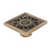 10 x 10 cm / 3.94 x 3.94 in Shower Drain Kit Square Drain Strainer Classic Floor Strainer  Toilet