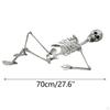 Halloween Skeleton Full Body Posable Joints Decor Durable Model Scary Skeletons