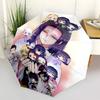 1pc Chibi Characters Automatic Opening Umbrella - Portable 3-Fold Design with Iron Frame - Outdoor for Fans, Travelers, Daily Use - Perfect Gift for A