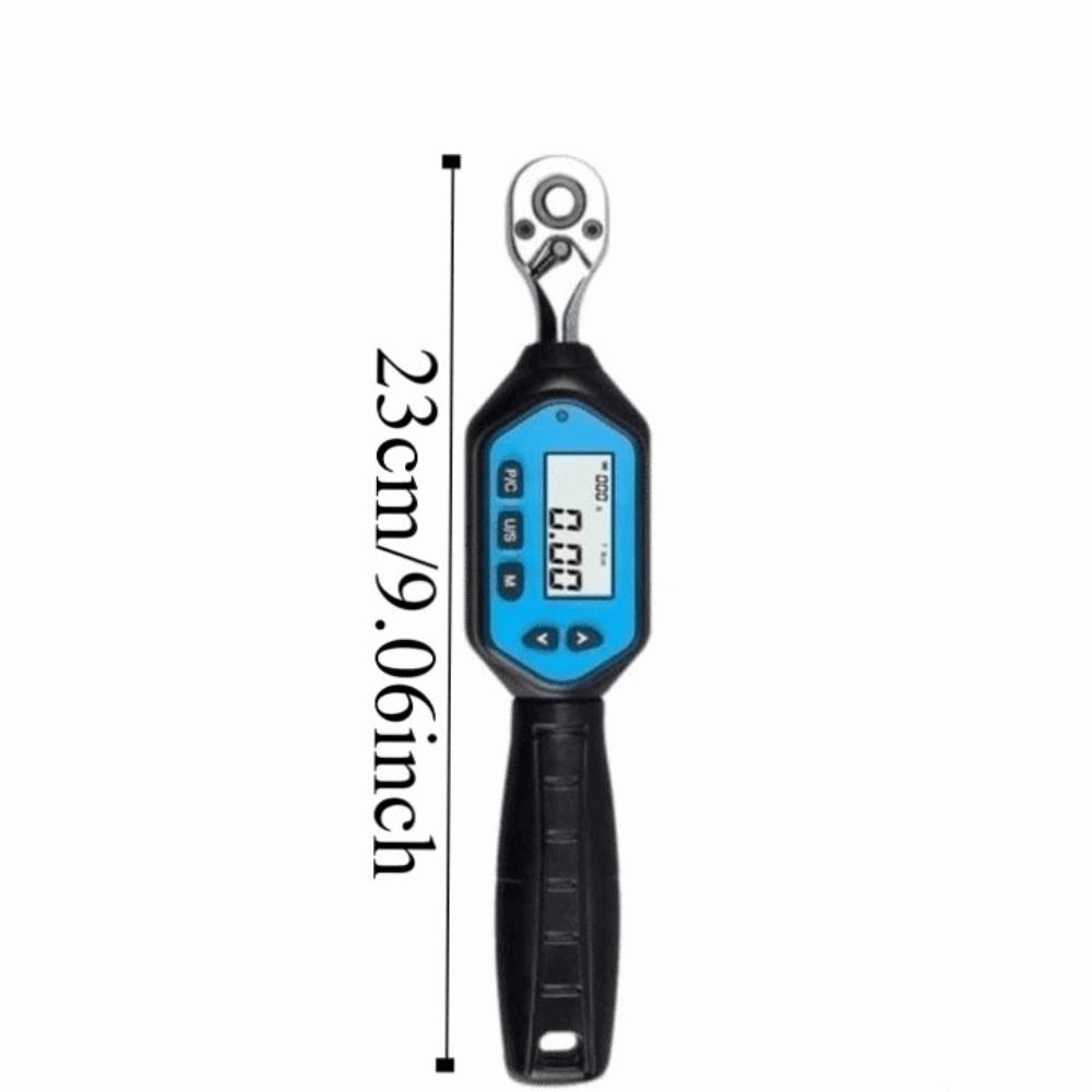 Replaceable Head Open-end Torque Wrench Preset Adjustable Electronic Torque Wrench  Car Maintenance синий