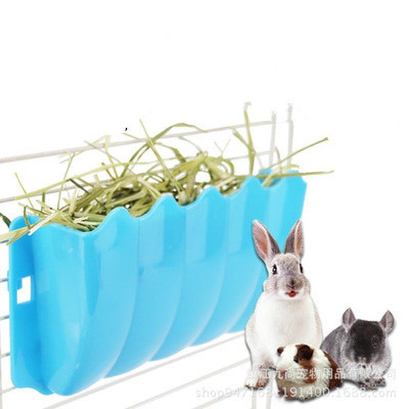 1 Pcs Plastic Animal External Grass Frame Can Be Fixed Small Pet Grass Basket