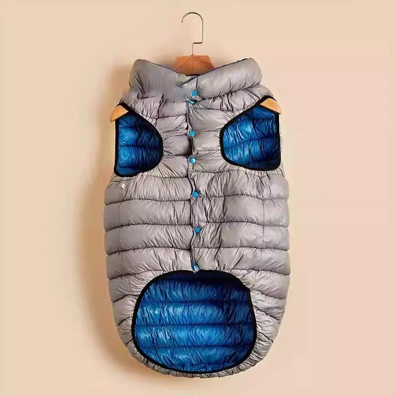 Winter Warm Border Collie Dog Vest Windproof Puffer Coat for Large Puppies 3 Months Cold Weather Apparel Dog Clothes Winter