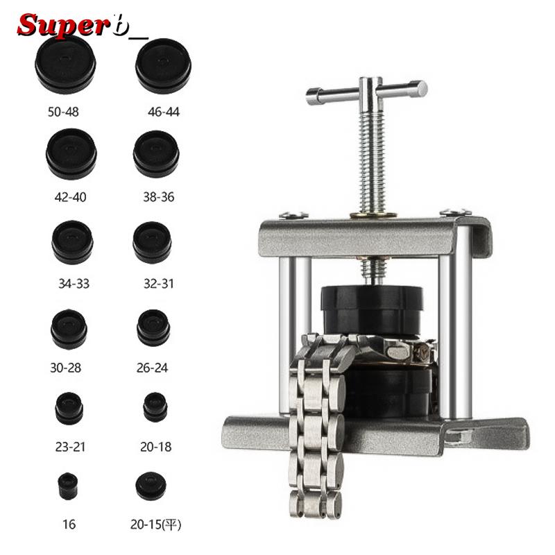 Professional Metal Watch Press Set Watch Back for CASE Closing Tool & Fitting Dies Watch Repairing Tool Die Kit for Watchmaker