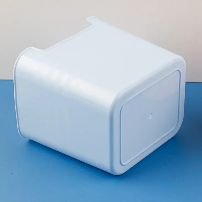 1 Piece Simplicity Stationery Organizer Creative Design Solid Color Pen Holder Large Capacity Desktop Snacks Pencil Storage Box