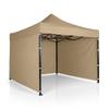 Gazebo da Giardino 3 Pareti 3 X 3M Beige Plonos