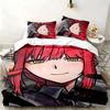 Chainsaw Man 3pc Set Perfect for Bedroom Use Comfortable Bedding Set Includes a Duvet Cover and Two Pillowcases Ideal Birthday or Christmas Gift