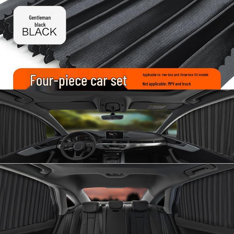 Universal Magnetic Car Sun Shade - Side Window Heat Insulation Curtain